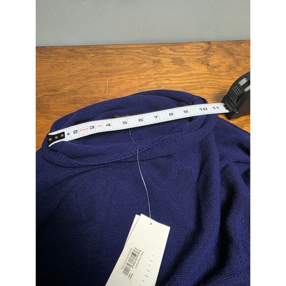 NWT Eileen Fisher Merino Wool Sweaterdress XL Blue Cozy Luxe Teacher Dress Fall - Picture 10 of 10